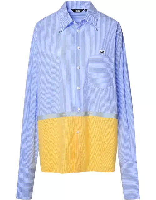 GCDS Multicolor Cotton Blend Shirt