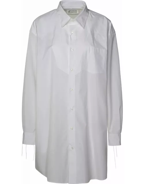 Maison Margiela Button-up Mini Shirt Dres