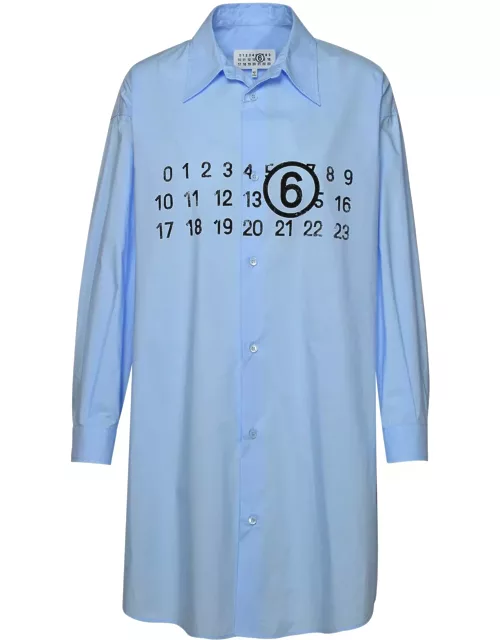 MM6 Maison Margiela Shirt Dress With Numeric Logo