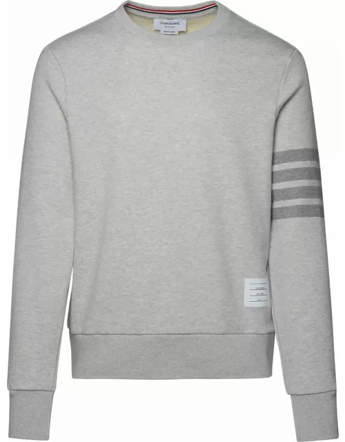 Thom Browne Gray Cotton Sweatshirt