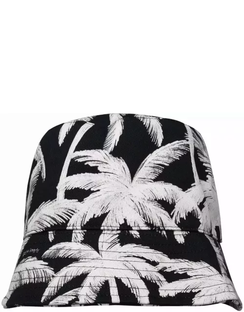 Palm Angels Palm Tree Printed Bucket Hat
