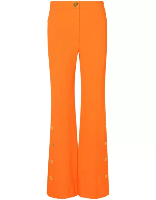 Patou Orange Virgin Wool Trouser