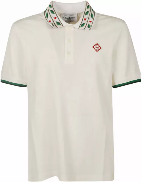 Casablanca laurel Logo Polo Shirt