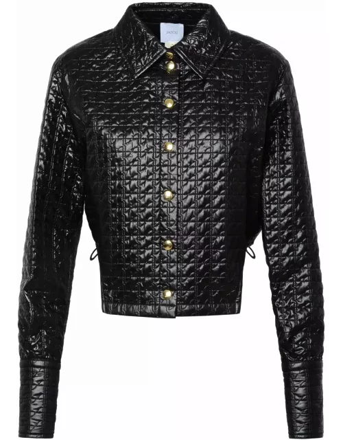 Patou Quilted Black Polyamide Jacket