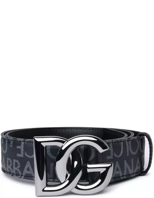 Dolce & Gabbana Coated Canvas Belt