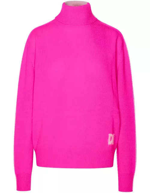 Dsquared2 Turtleneck Sweater two-tone In Wool And Cashmere
