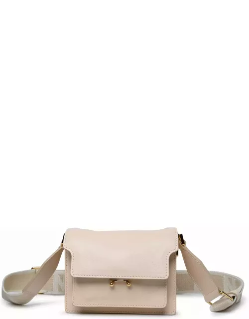 Marni trunk Soft E/w Ivory Cowhide Mini Bag