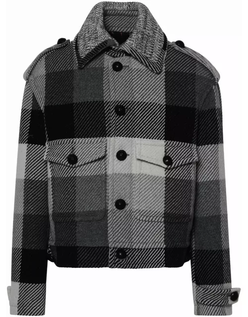 Etro Gray Wool Jacket