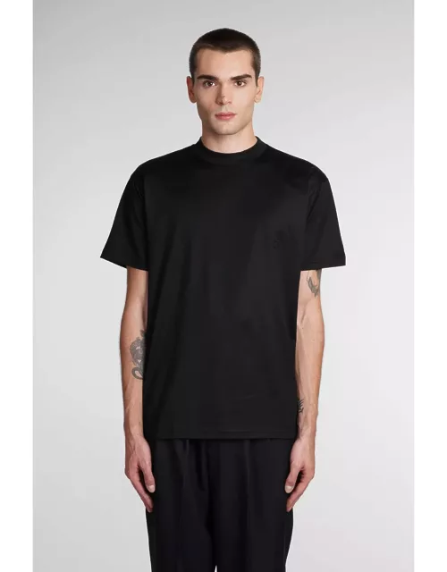 Low Brand B150 Embroidery T-shirt In Black Cotton