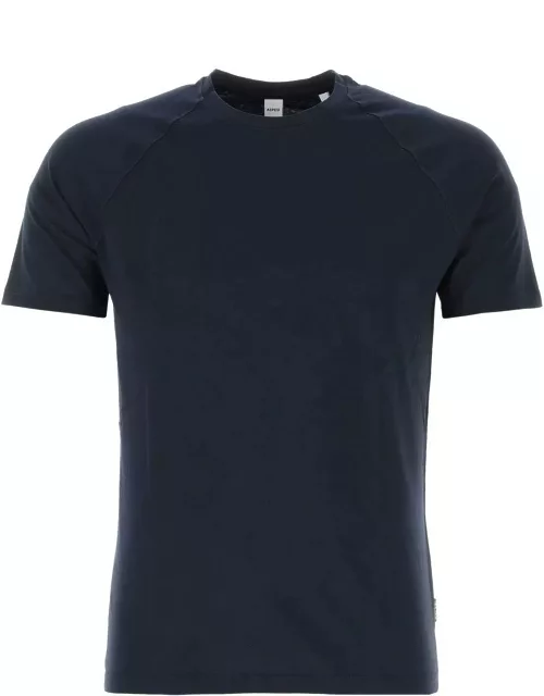 Aspesi Navy Blue Cotton T-shirt