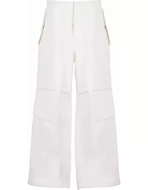 Jil Sander Diagonal Cotton Trouser