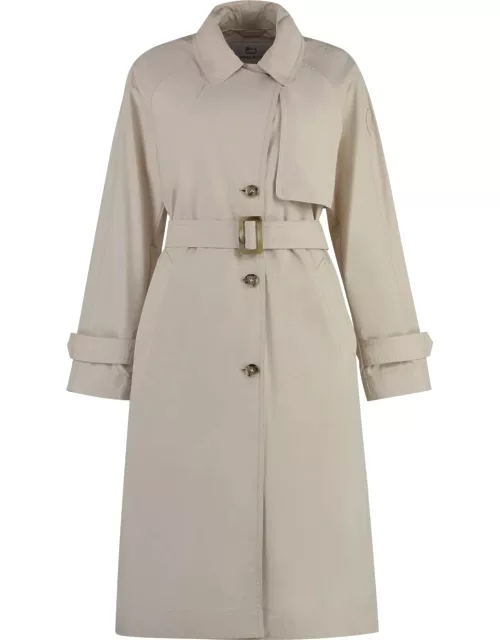 Woolrich Techno Fabric Trench Coat