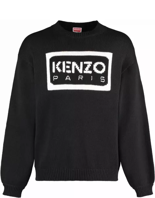 Kenzo Cotton Blend Crew-neck Sweater