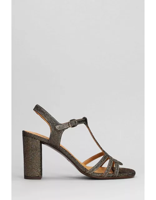 Chie Mihara Babi 44 Sandals In Gold Leather