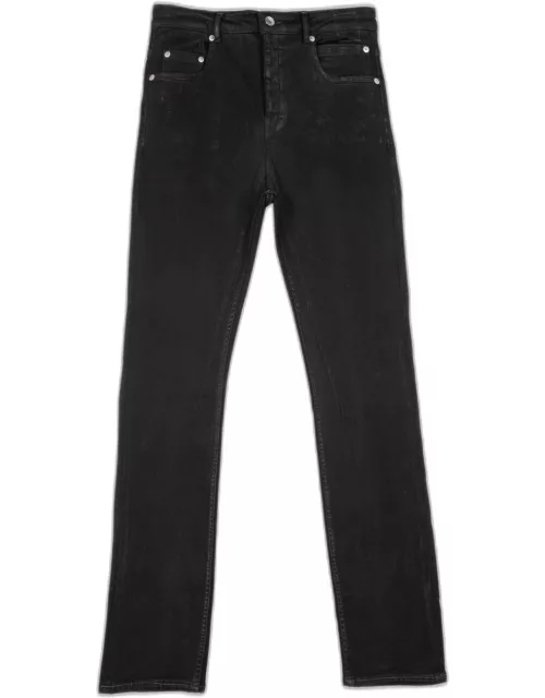 DRKSHDW Detroit Cut Jeans In Black Cotton