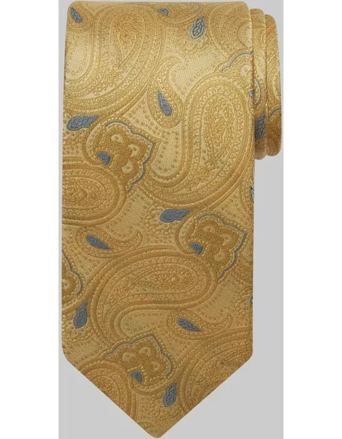 JoS. A. Bank Men's Reserve Collection Filigree Paisley Tie, Yellow, One