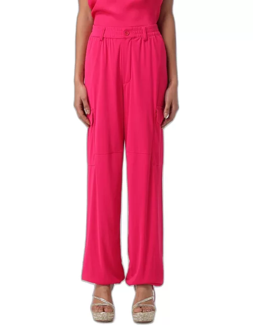 Pants TWINSET Woman color Fuchsia