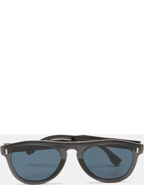 Fendi Black & Yellow/Blue FF M0092/S Wayfarer Sunglasse
