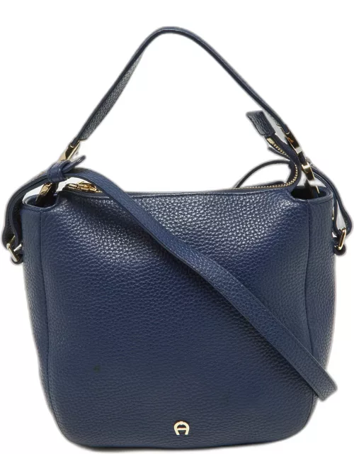 Aigner Blue Leather Crossbody Bag