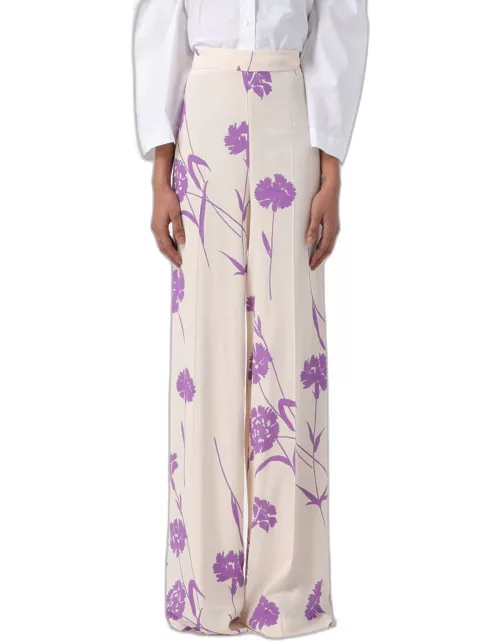 Pants TWINSET Woman color Lilac