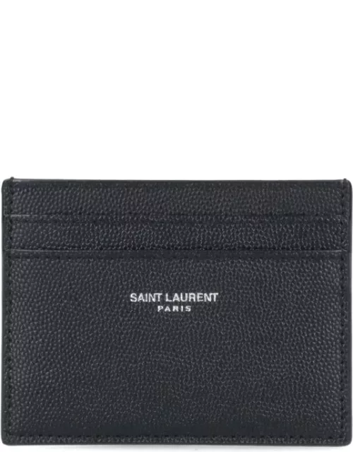 Saint Laurent Saint Laurent - Logo Card Holder