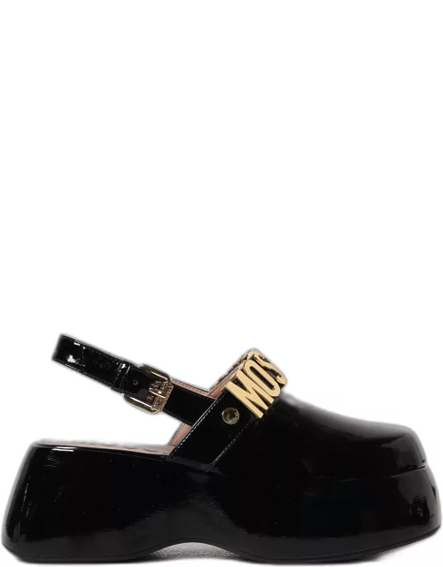 Flat Sandals MOSCHINO COUTURE Woman colour Black