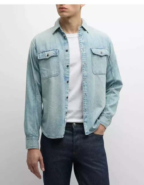 Men's Jack Denim Engineered Button-Down Shirt