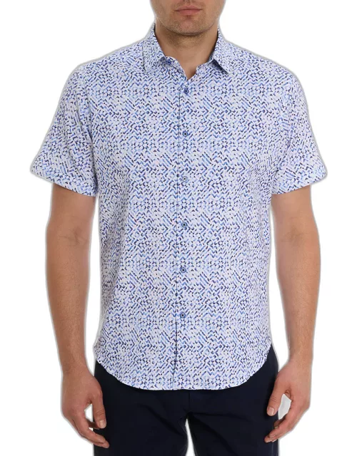 Men's Cyprus Seersucker Short-Sleeve Shirt