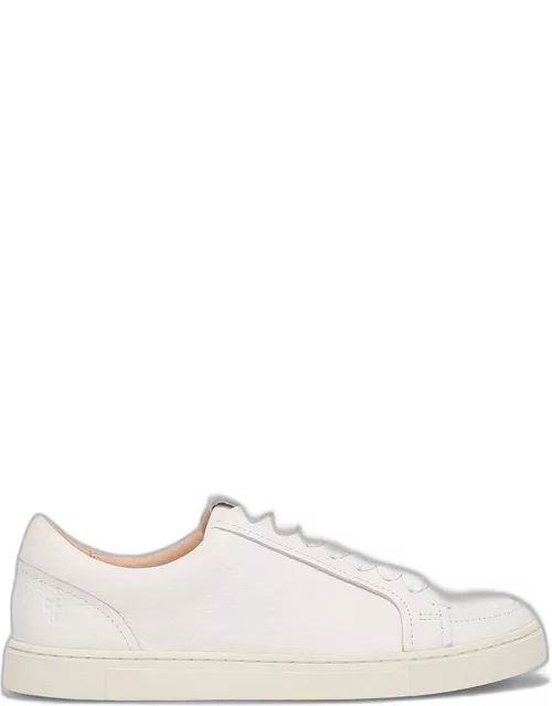 Ivy Mixed Leather Low-Top Sneaker
