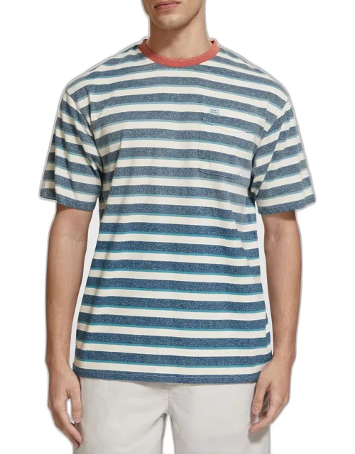 Men's Yarn-Dyed Stripe Pocket T-Shirt