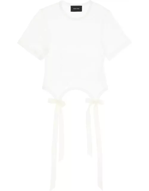 Simone Rocha Easy T-shirt With Bow Tail