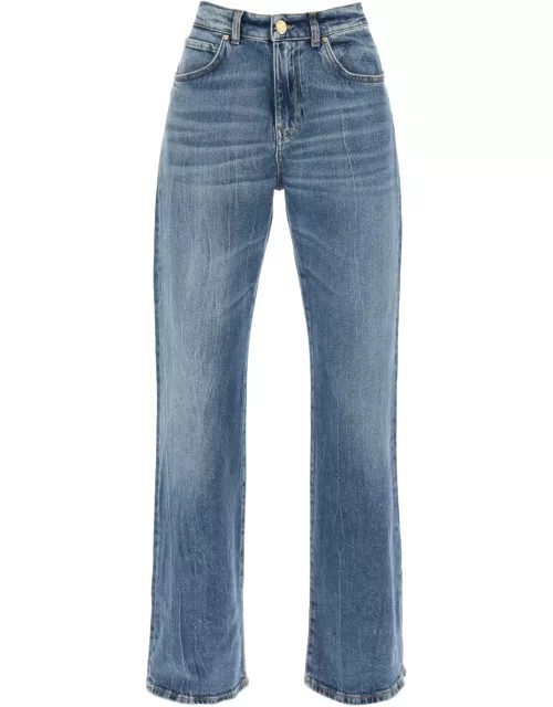 Pinko Wanda Loose Jeans With Wide Leg
