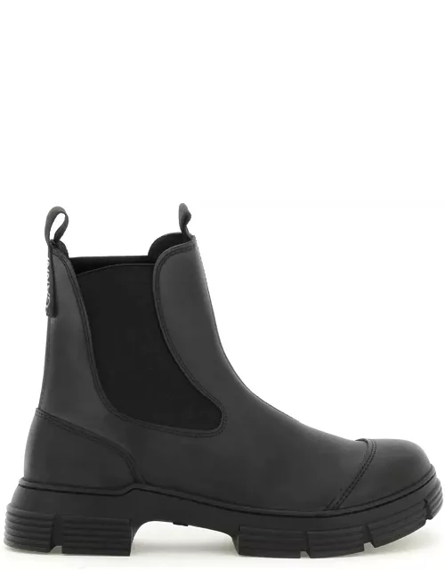 Ganni Recycled Rubber Chelsea Ankle Boot