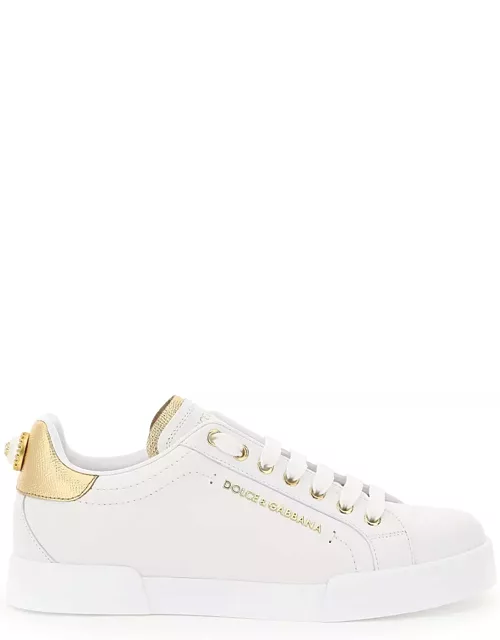 Dolce & Gabbana Portofino Sneakers With Pear