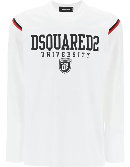 Dsquared2 Long-sleeved Varsity T-shirt