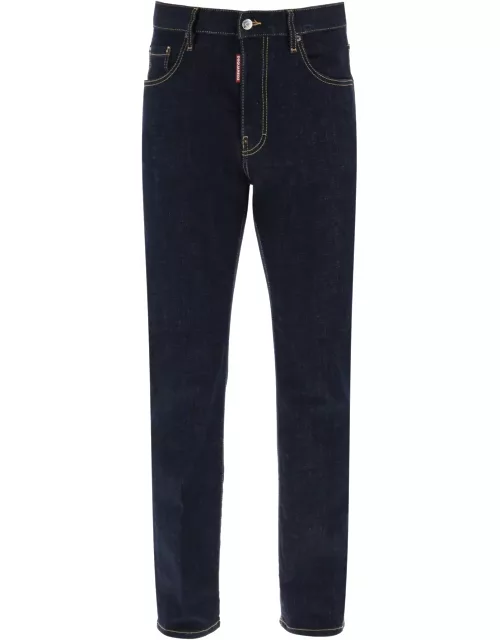 Dsquared2 642 Jeans In Dark Rinse Wash