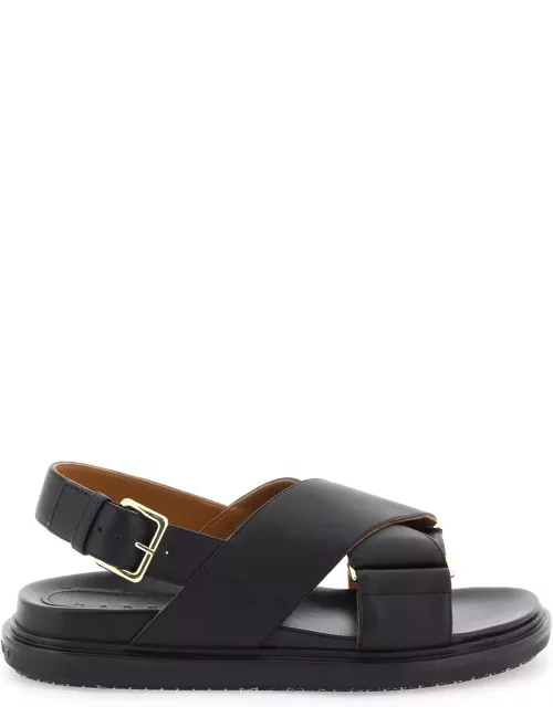 Marni Fussbett Leather Sandal