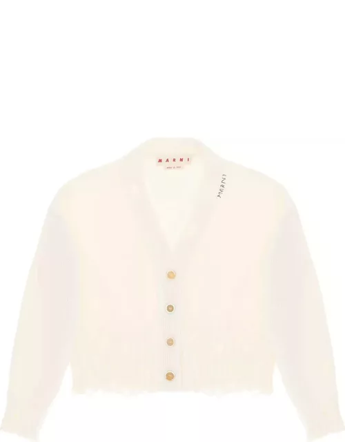 Marni Destroyed-effect Cropped Cardigan