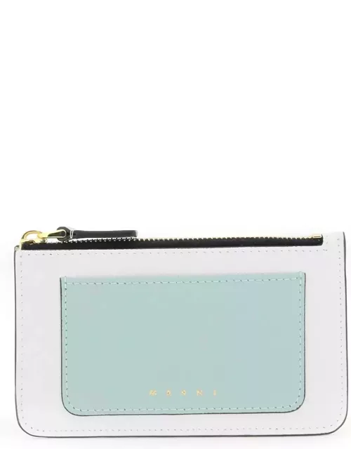Marni Tricolor Zippered Cardholder