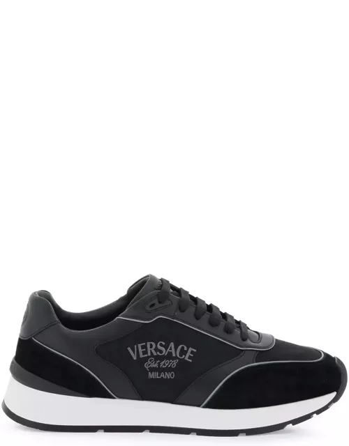 Versace Milano Round-toe Lace-up Sneaker