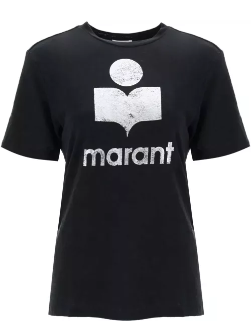 Marant Étoile Logo Printed Crewneck T-shirt