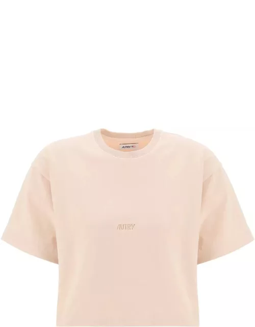 Autry Boxy T-shirt With Debossed Logo