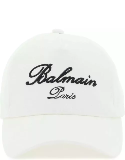 Balmain Signature Cotton Cap
