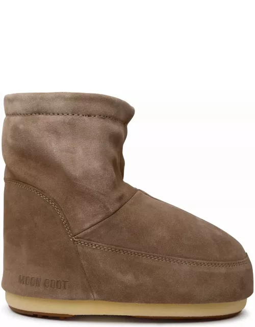 Moon Boot low-top Icon Beige Suede Boot