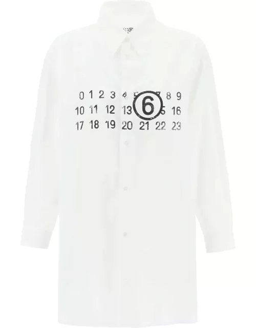 MM6 Maison Margiela Shirt Dress With Numeric Logo