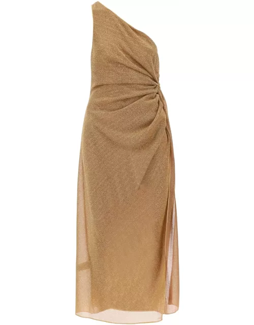Oseree One-shoulder Dress In Lurex Knit
