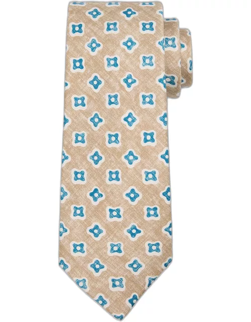 Men's Silk Abstract-Print Tie