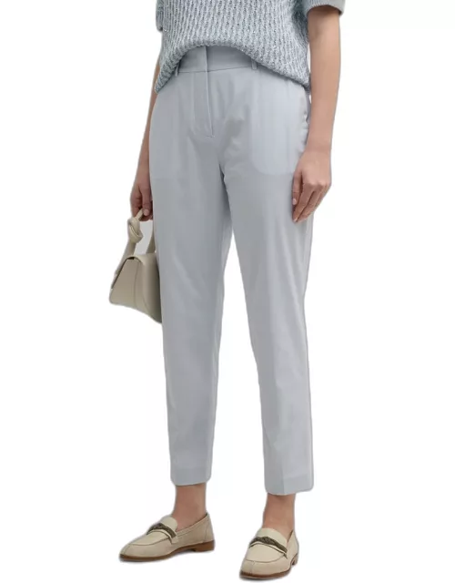 Cropped High-Rise Tapered Pant