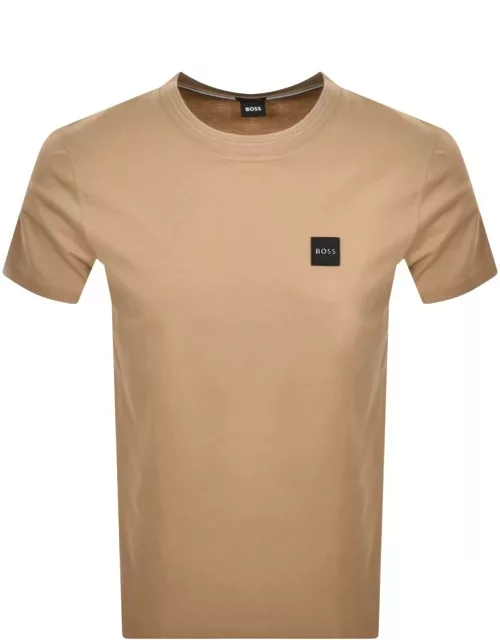 BOSS Tiburt 278 T Shirt Brown