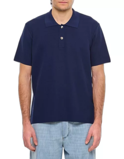 Jacquemus Maille Polo Shirt Blue